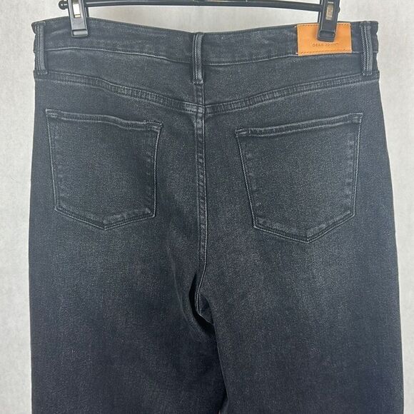 NWT Dear John Fiona Denim Jeans Wide Leg High Rise Size 32 Black - Picture 5 of 11